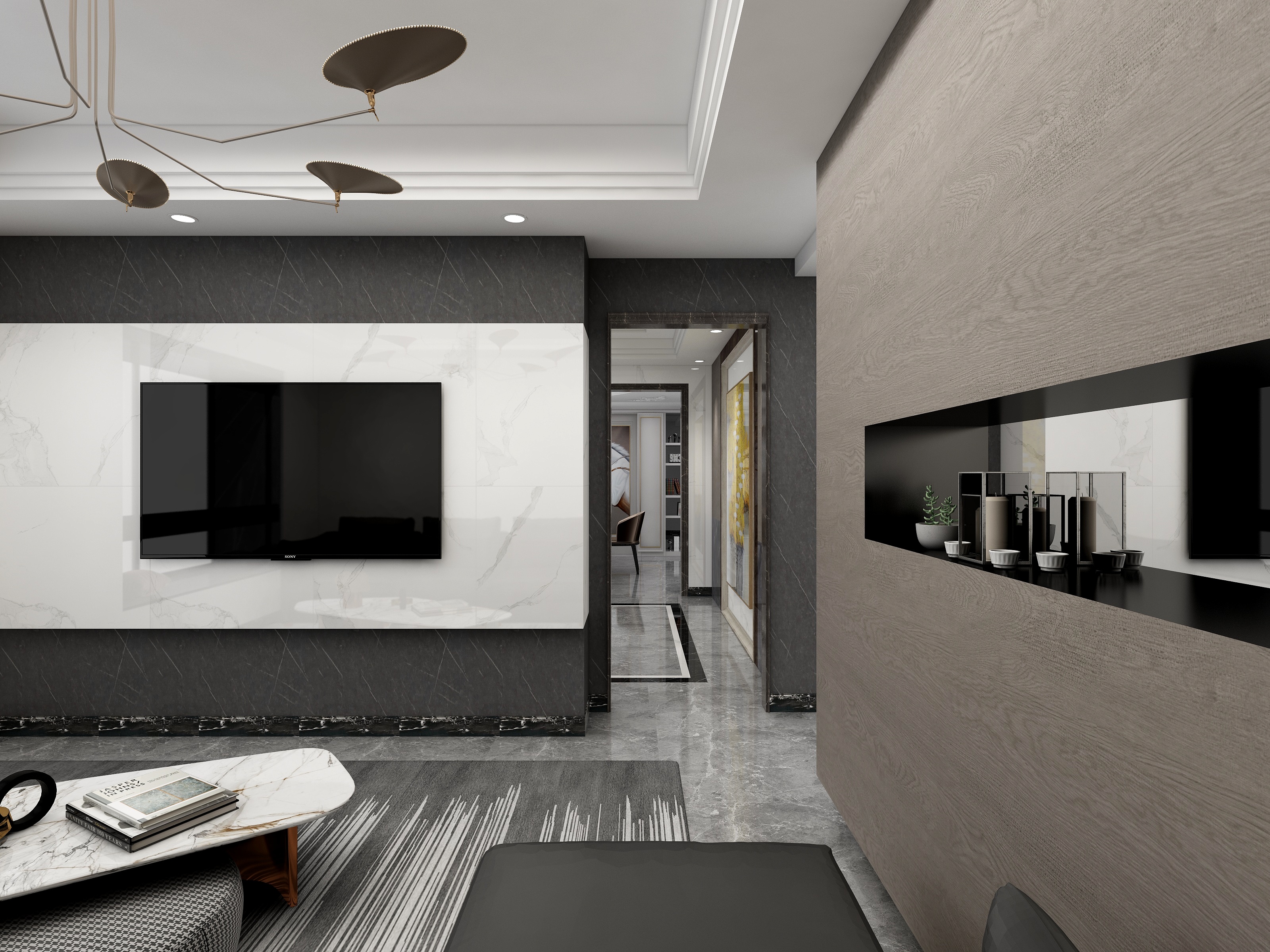 水平线GJ-自建别墅现代-装修设计方案