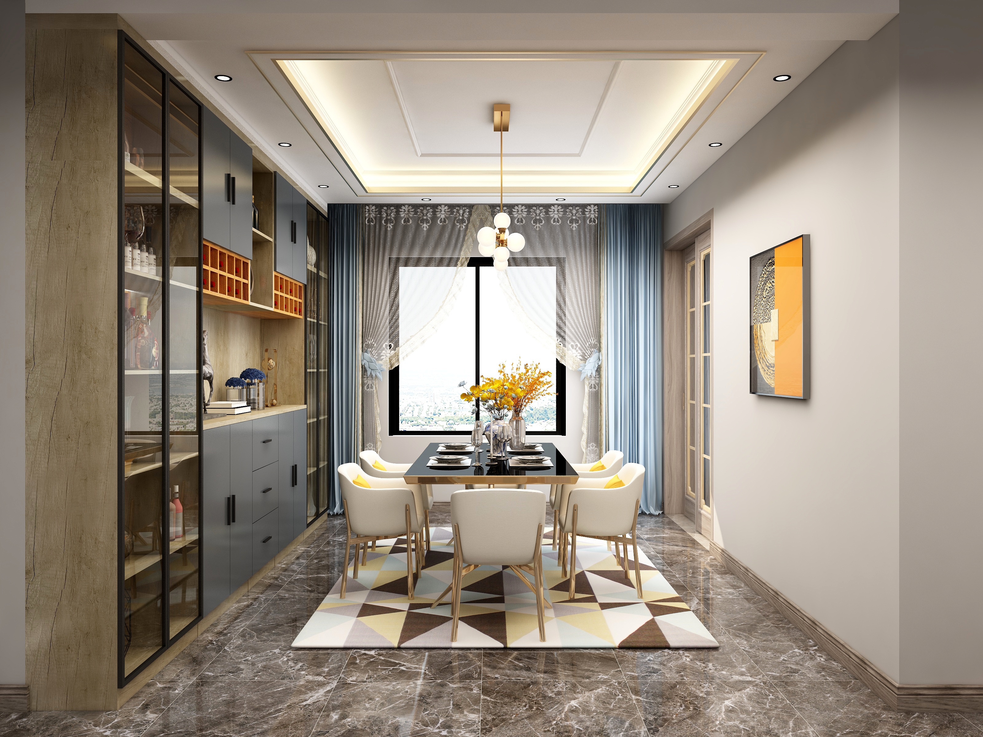 全案设计师V-D公园里居15-2-602-2-装修设计方案