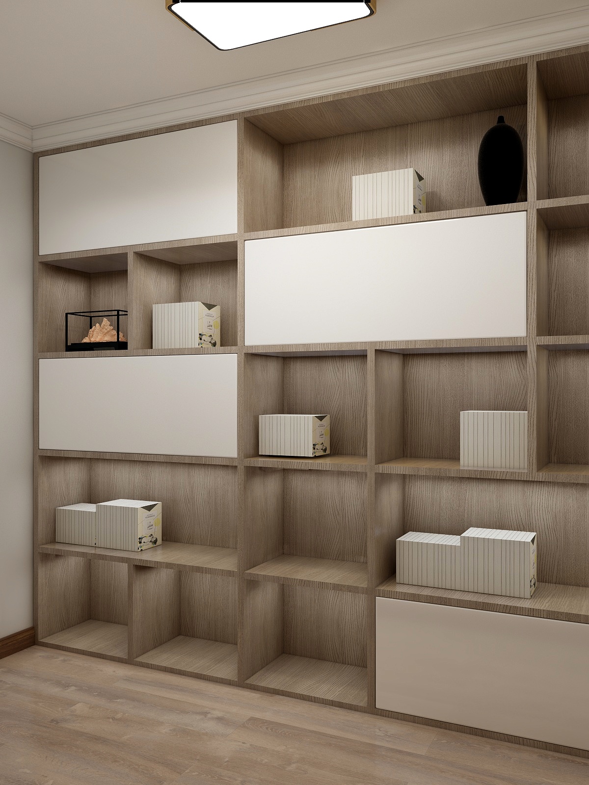 半夏拾忆-2层别墅户型装修效果图