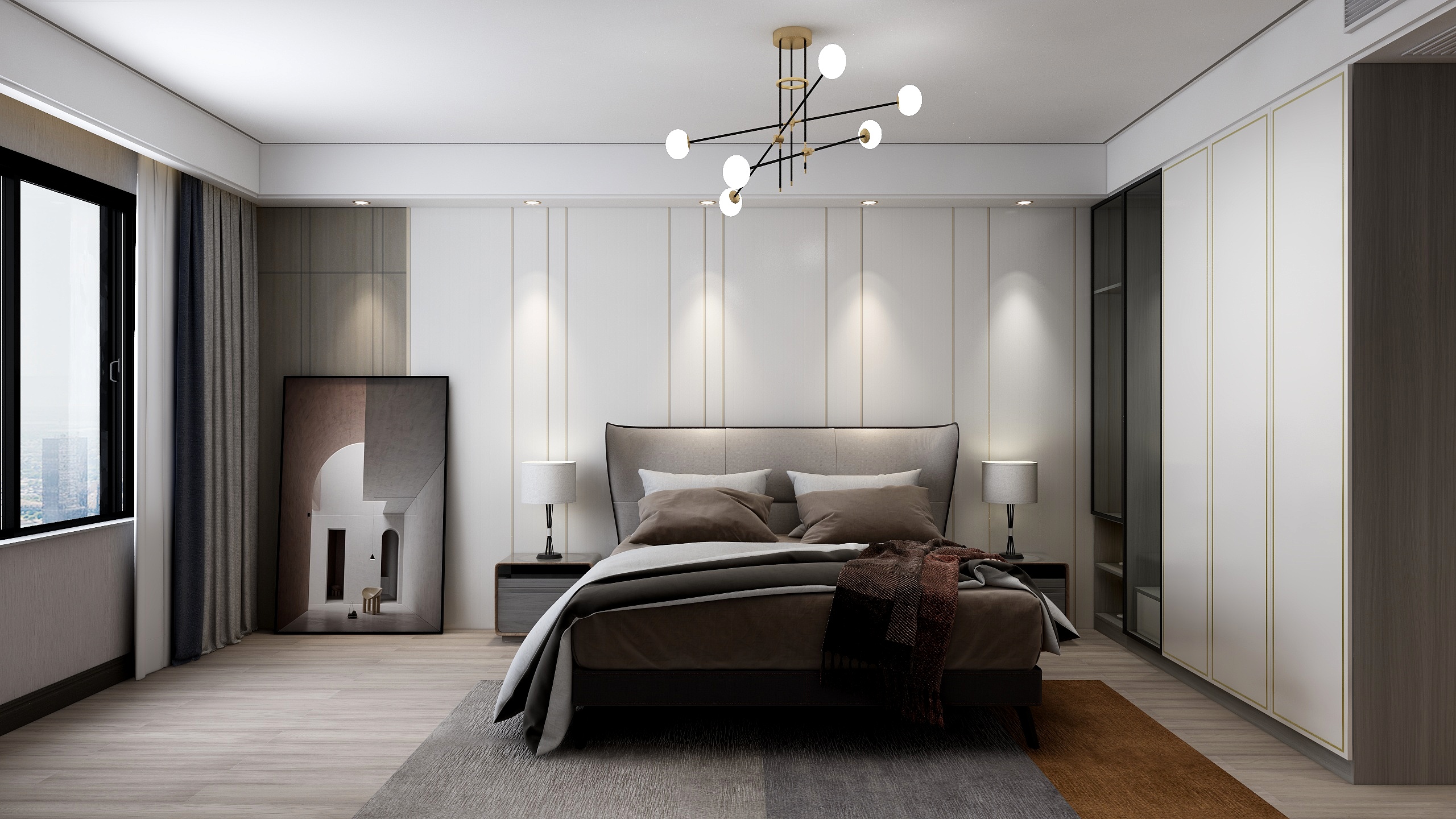 寒夜微冷-软装专业作业户型-装修设计方案