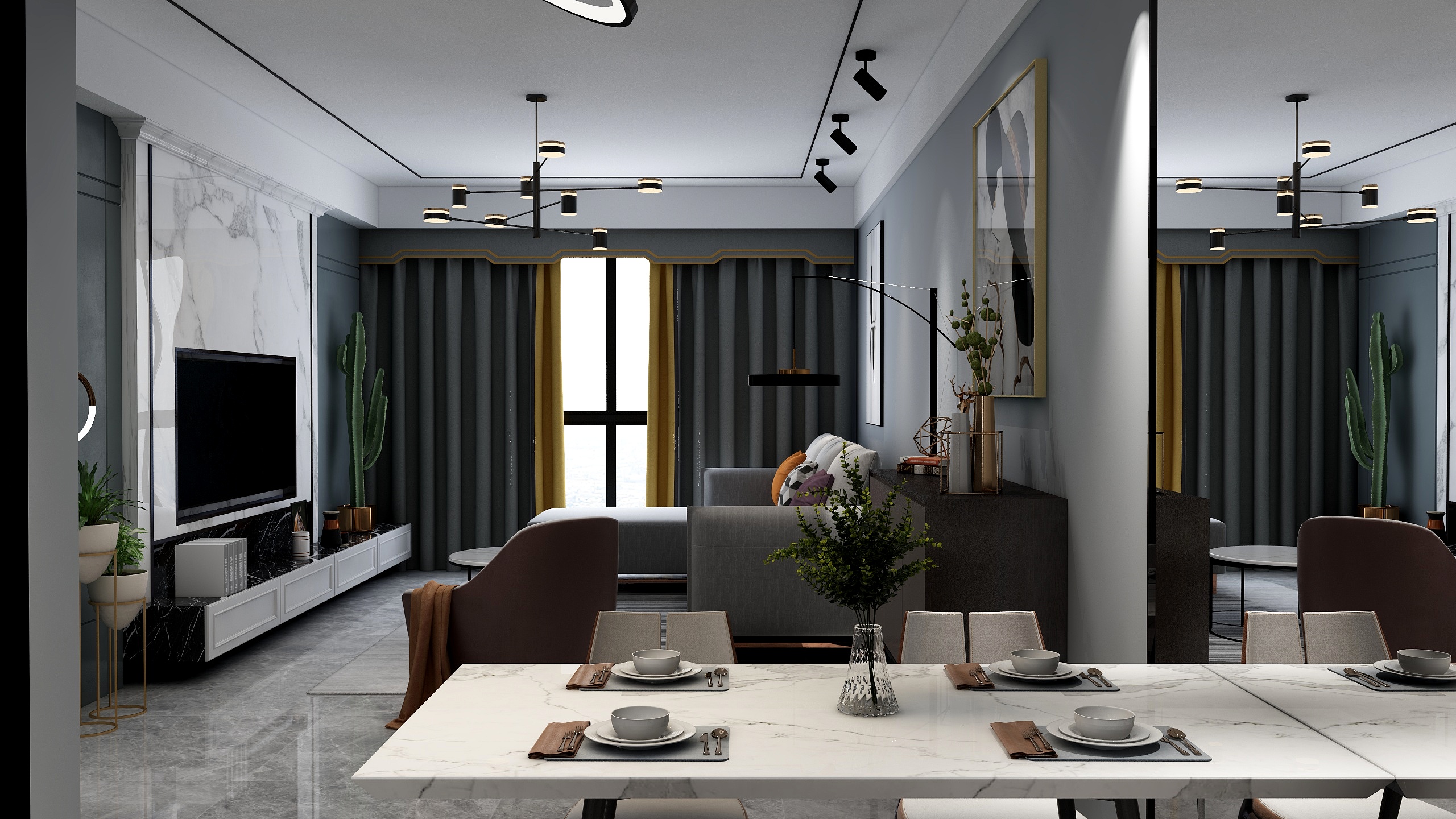 胡庆涛17700722973-金世纪3-1606-装修设计方案