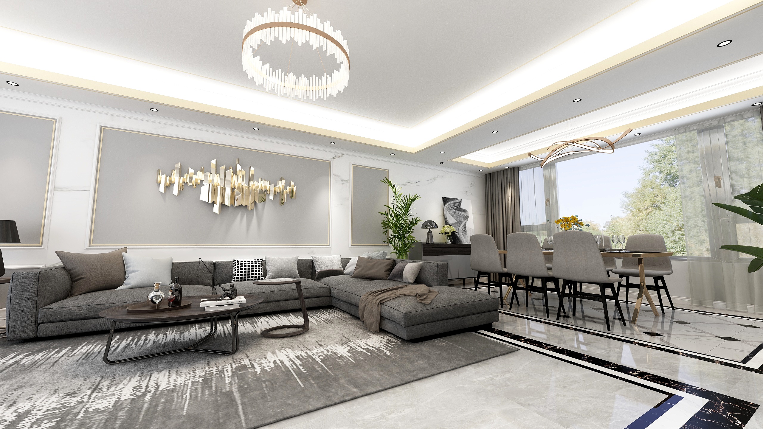 张均666-现代轻奢风-装修设计方案