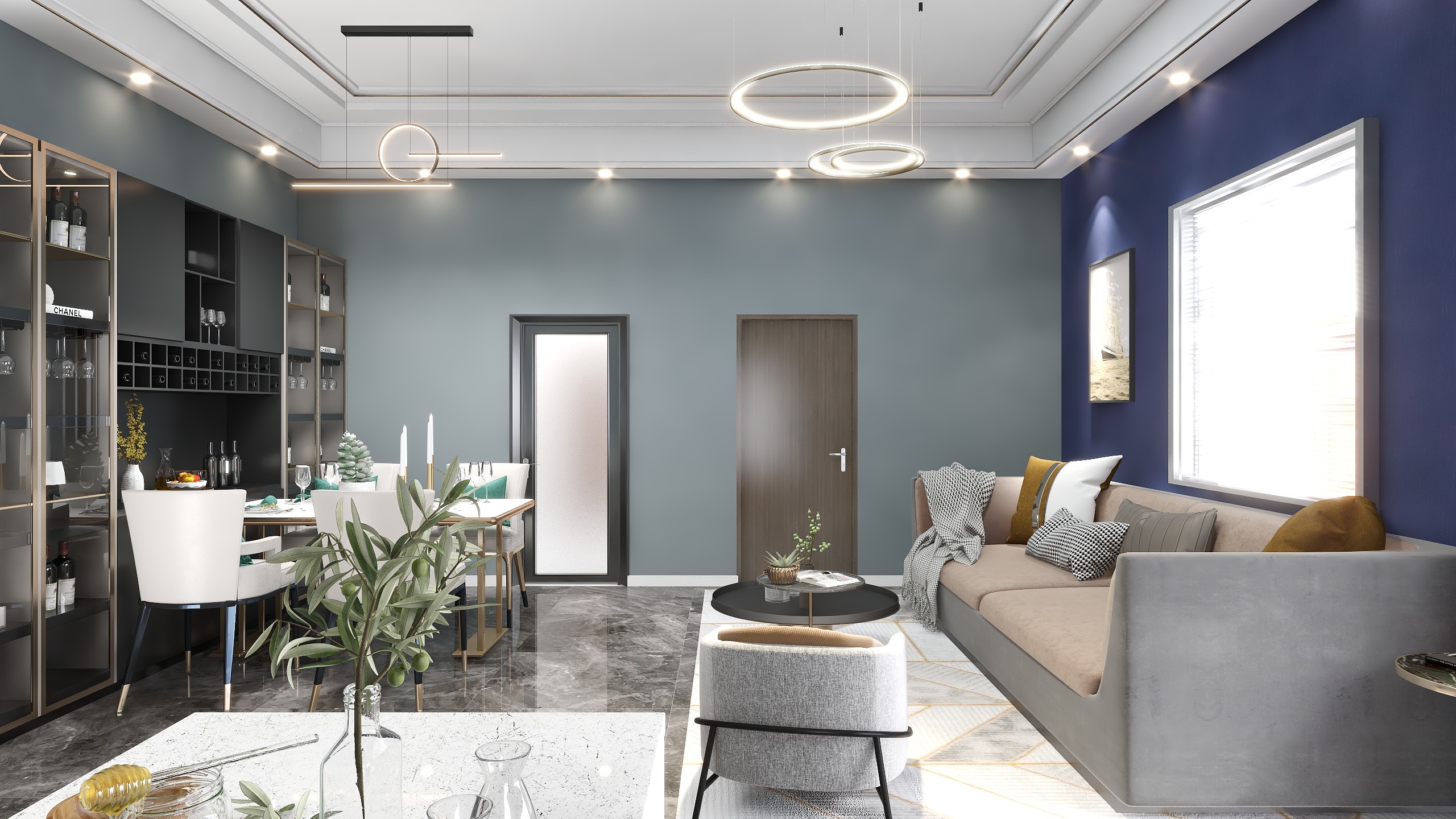 效果诶-小孟庄3层-装修设计方案