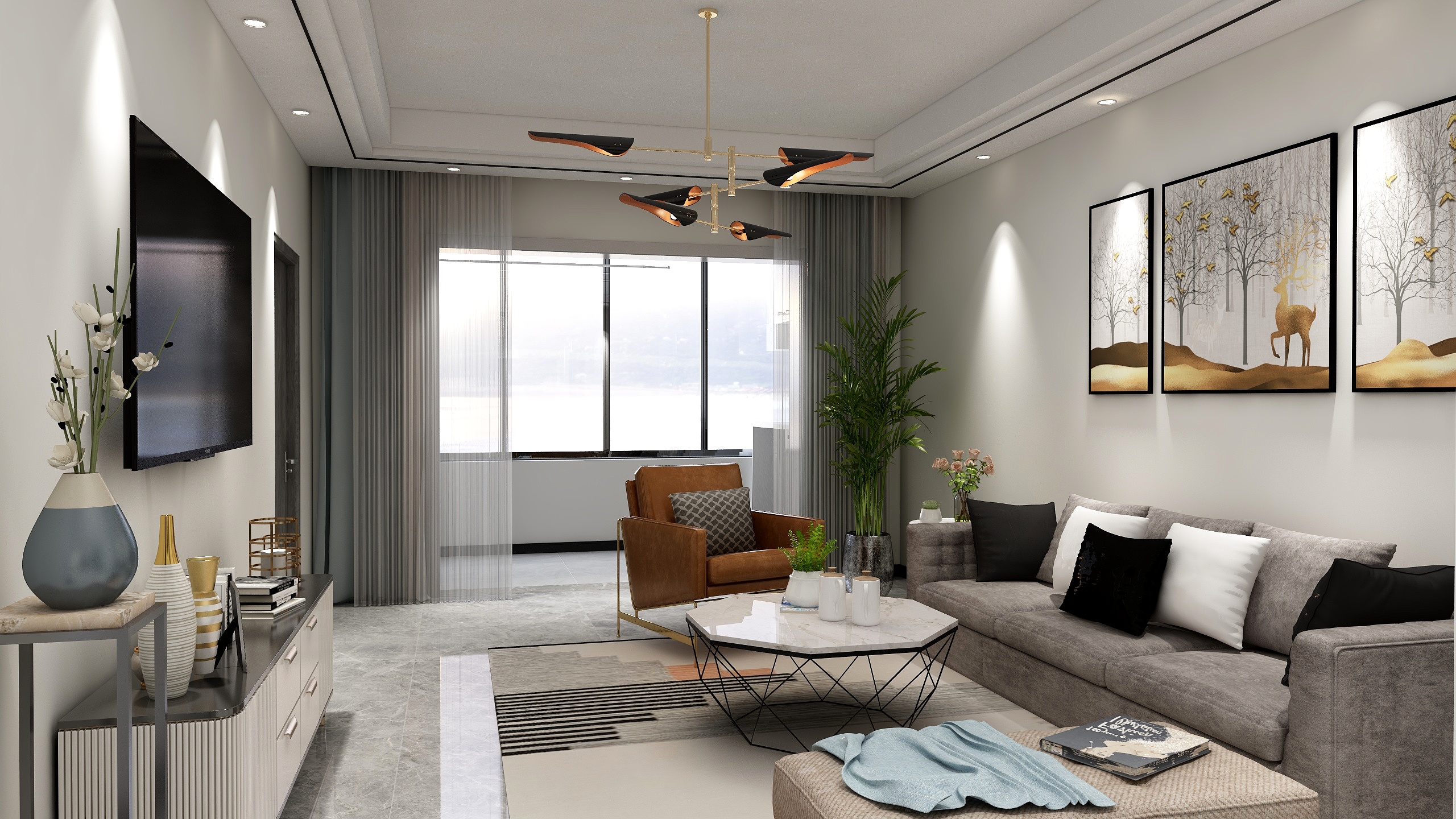 语KuyA-宇龙花园一号楼-装修设计方案