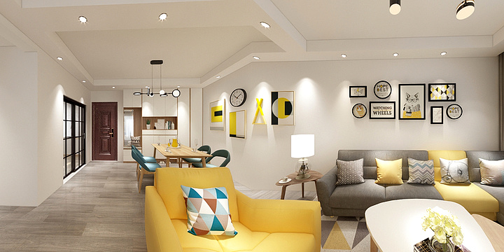 王安素18798679848-现代北欧.设计：王安素.电话：18798679848-装修设计方案