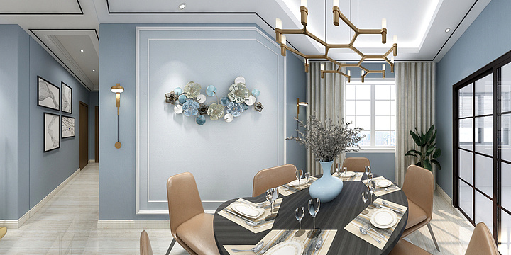 大成DESIGNER-低奢风格-130平米-装修设计方案