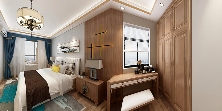 谁懂我心ScWV-现代中国风设计-装修设计方案