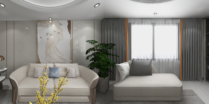 陈yue-化妆品办公室设计-装修设计方案