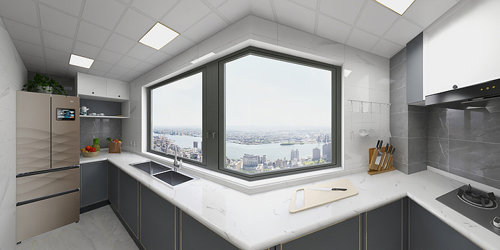 王园然-盛德紫悦府141平米-装修设计方案