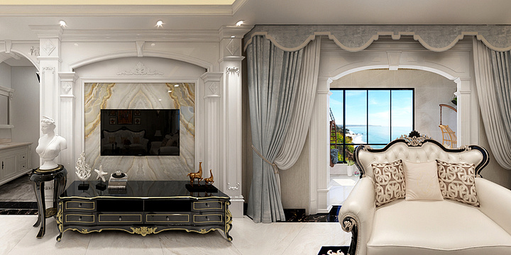 舍忆XQWc-郑东碧桂园139m²-欧式-装修设计方案