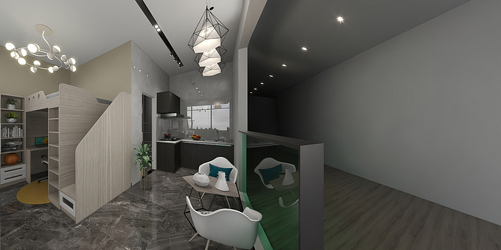 祢迭香-罗湖黄总展厅效果图-装修设计方案