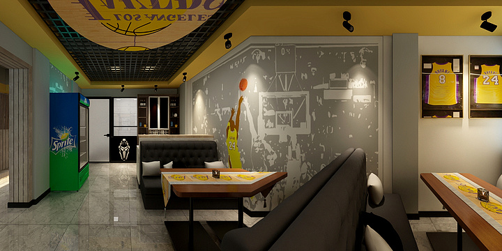 W全屋设计-科比布莱恩特酒吧-装修设计方案