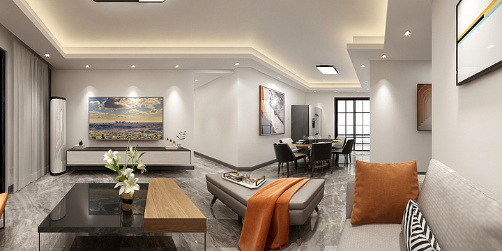 SD陈工-120万象华府陆建-装修设计方案