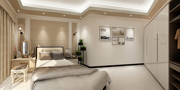 红叶GpiG-卧室1-装修设计方案