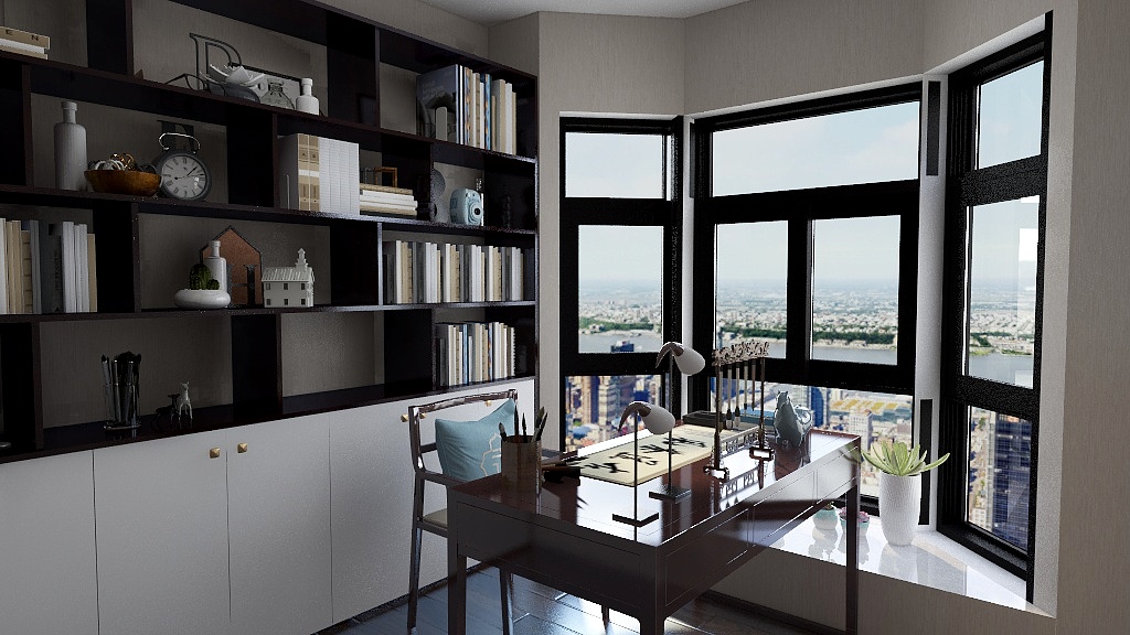 备用下单-二都桥卧室书房-装修设计方案