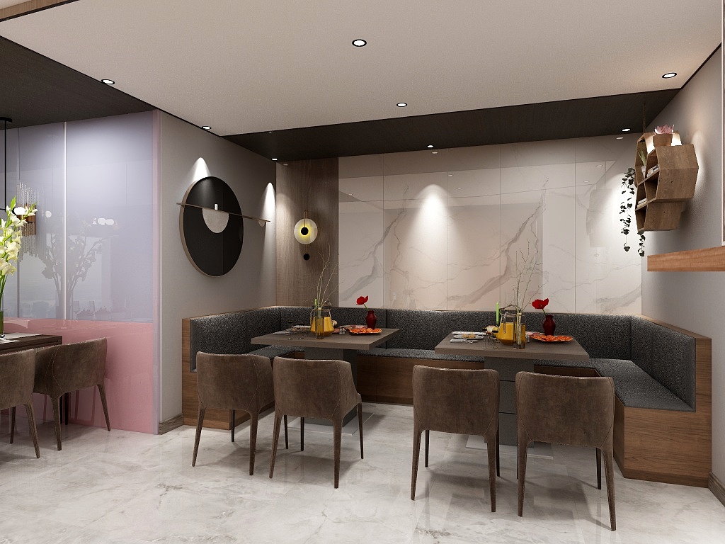 18322938289-新中式餐馆-装修设计方案