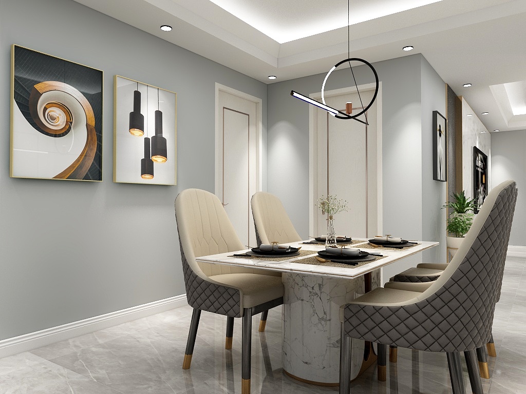 啊东666mSWJ-帝华鸿府6号楼赵理石电视墙-装修设计方案