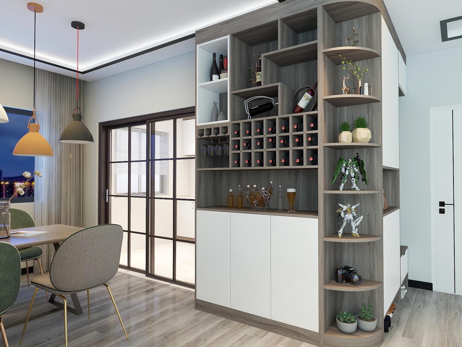 全屋设计师刘-瑞和园89.50㎡B户型3室2厅1卫-装修设计方案