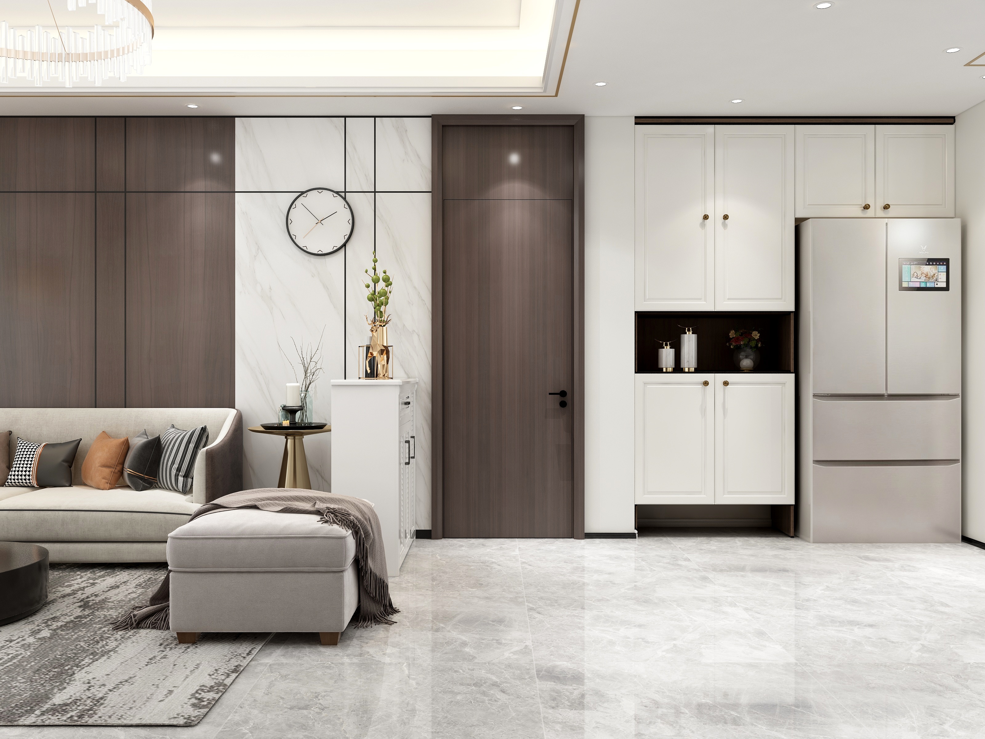 湛智华-现代简约161平4房-月艺装修效果图