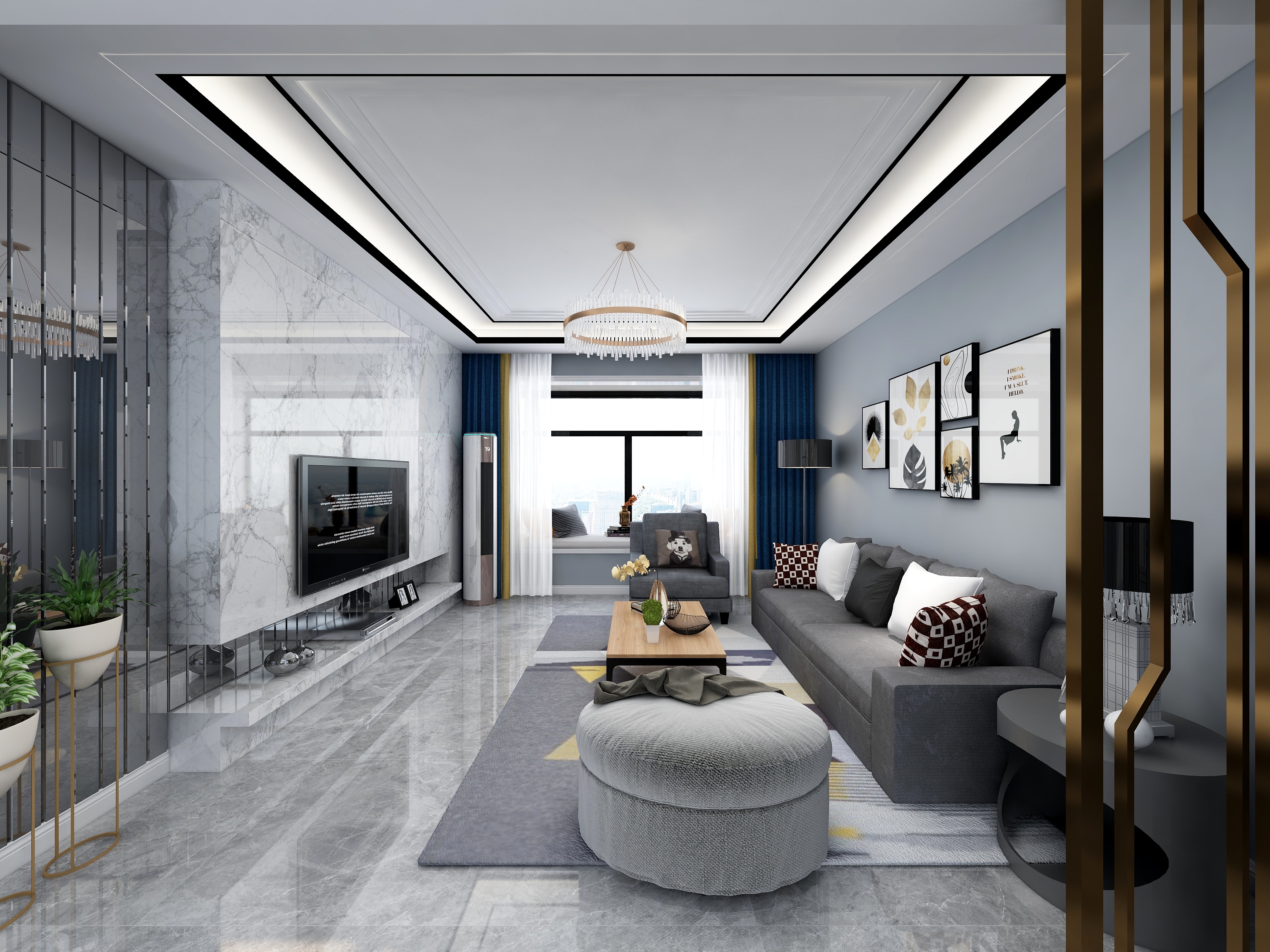 筑梦饰家-星河蓝湾7-2-901-装修设计方案