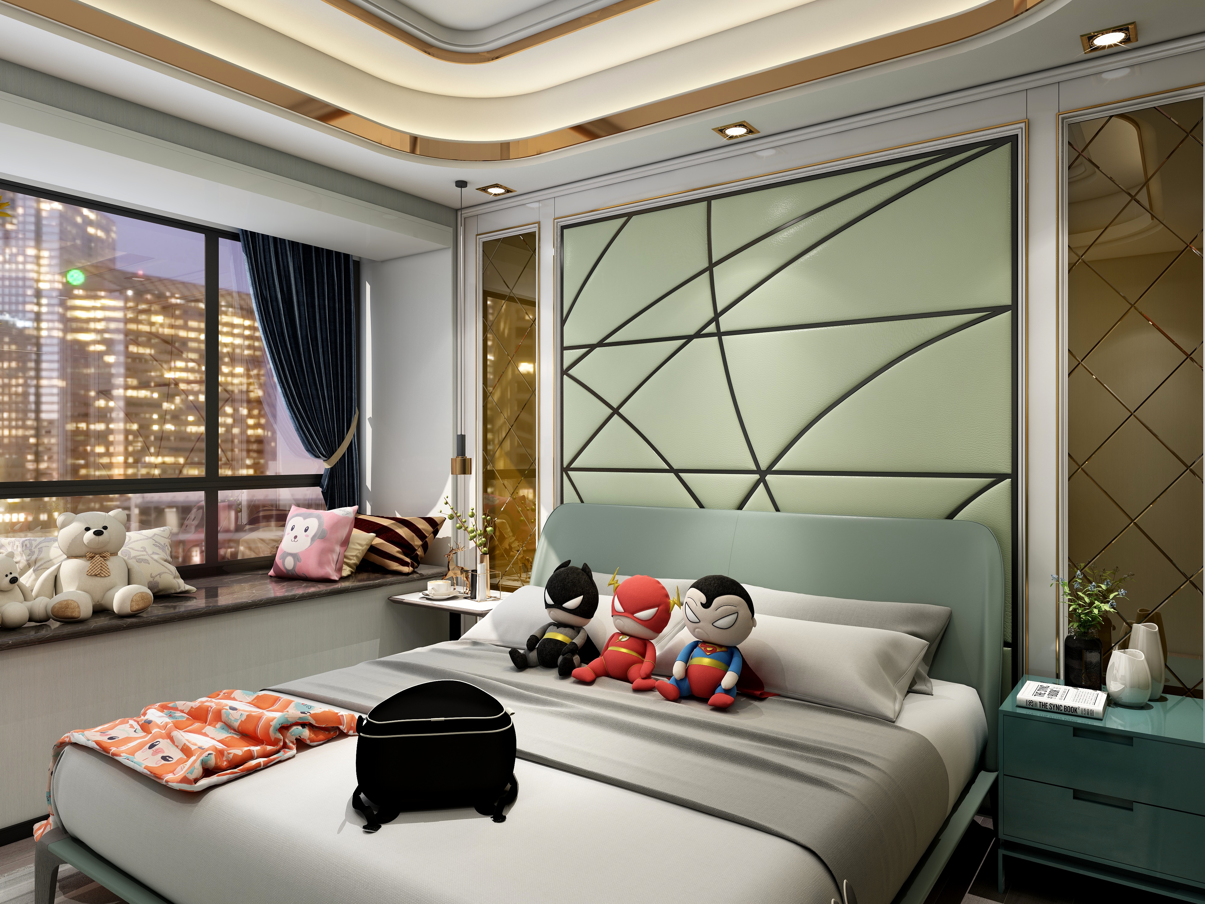 至简名设一钱春-华意轻奢家装修效果图