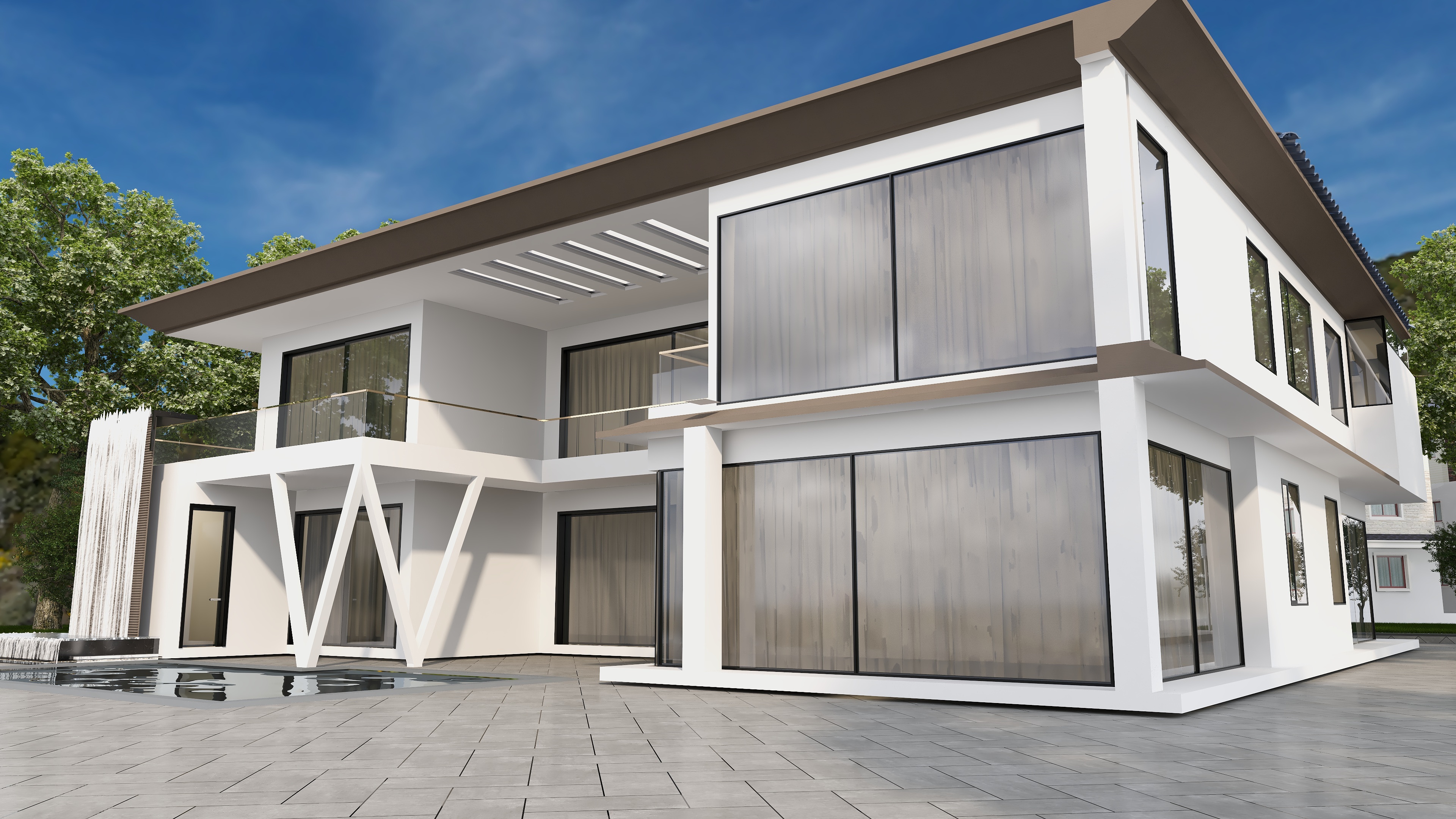 Deep_Design-宝宸湖庄吴总别墅-装修设计方案