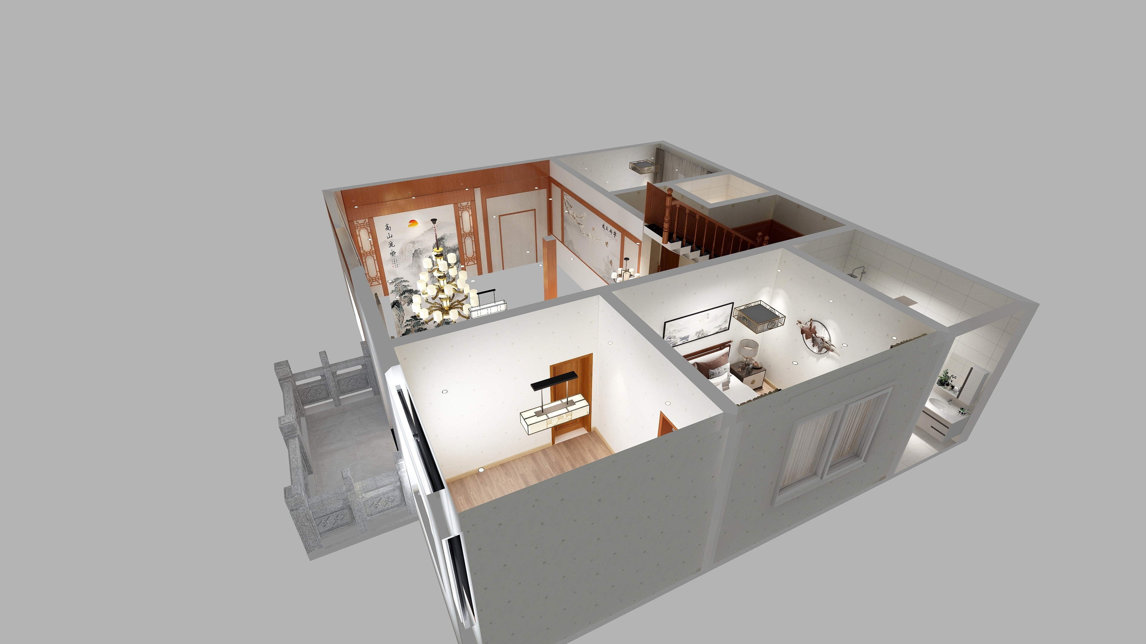 维西三千iXVW-古宗弯江总别墅-装修设计方案