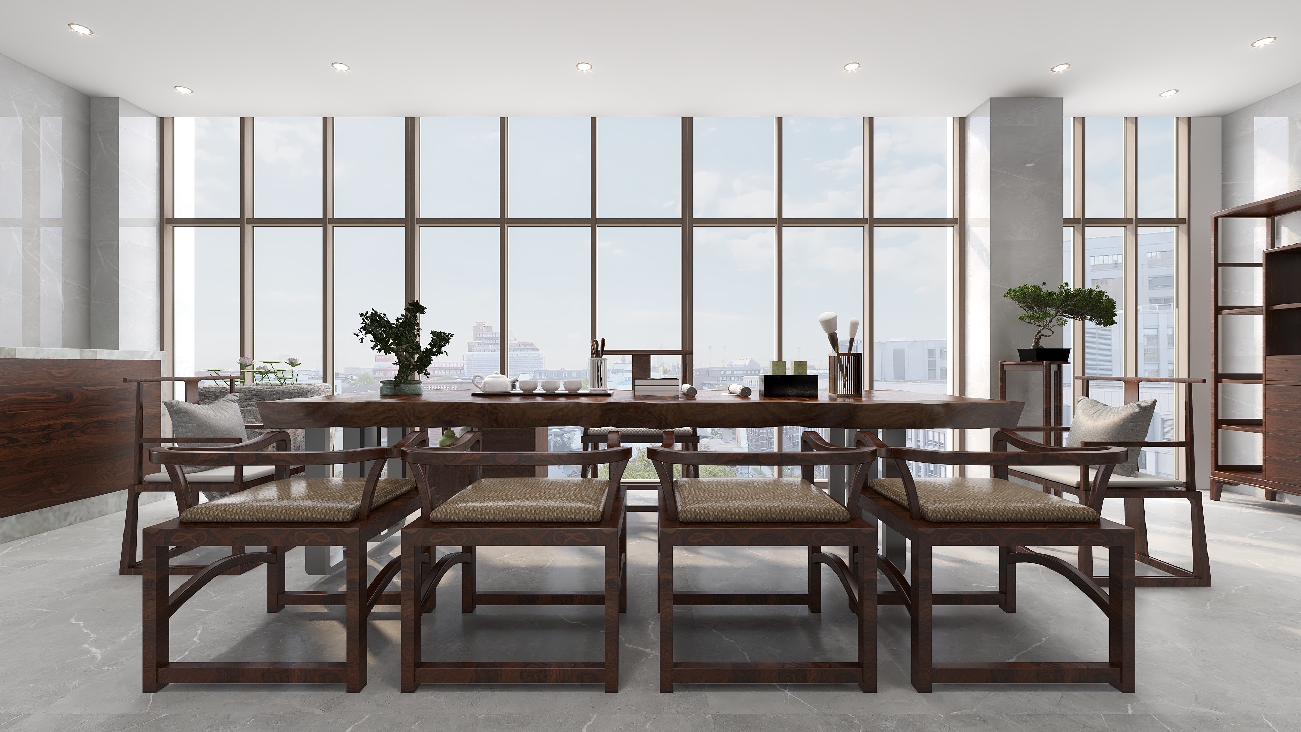 天晟设计-四楼大厅茶室-副本-装修设计方案