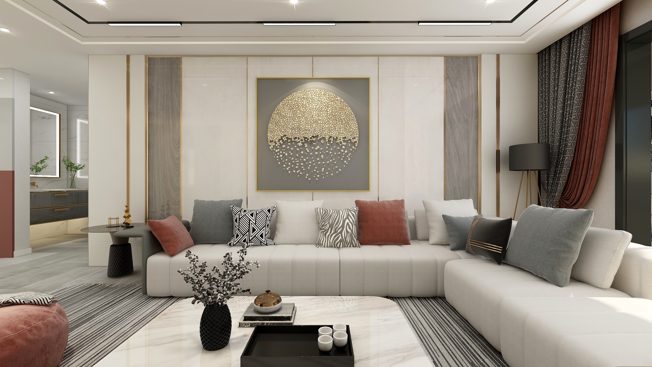 刘月-169㎡书香雅苑-现代四居-装修设计方案