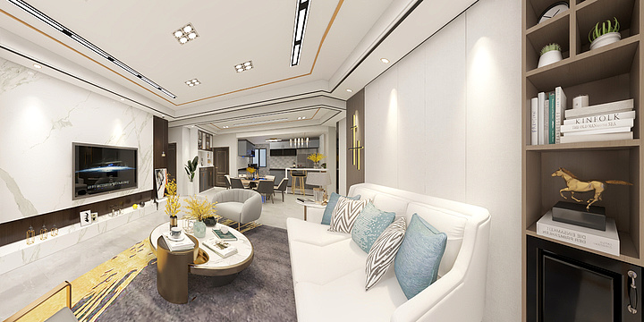 四川嘉阳装饰-幸福大家族-装修设计方案