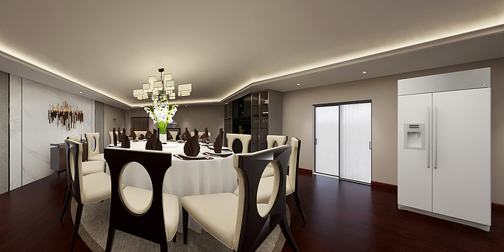 璐宇设计-中国建筑-小包间01-装修设计方案