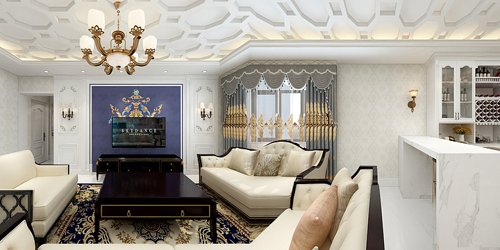 一家一全案设计师白丰磊-滨东花园145霍先生xgt--装修设计方案