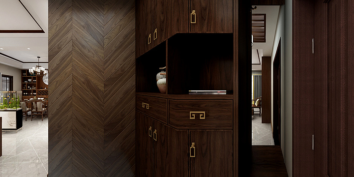 小丸子设计室-146平简约中式-装修设计方案