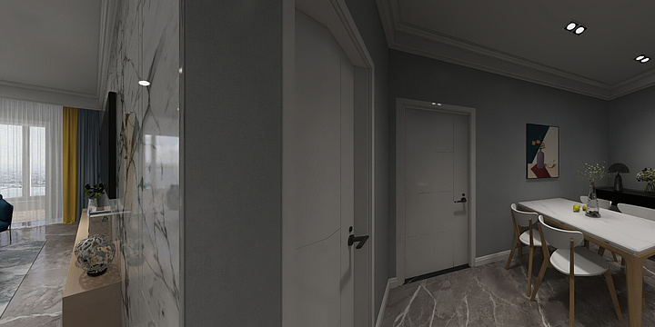 YI万-南郡中户-装修设计方案