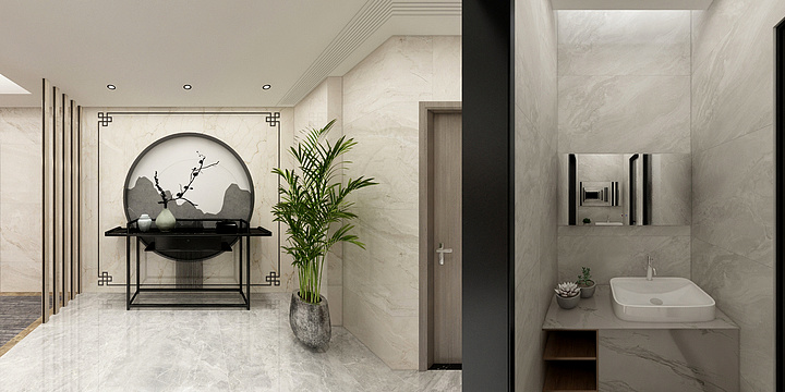 YJ123456-子涵名人酒店三楼8302改酒吧-装修设计方案