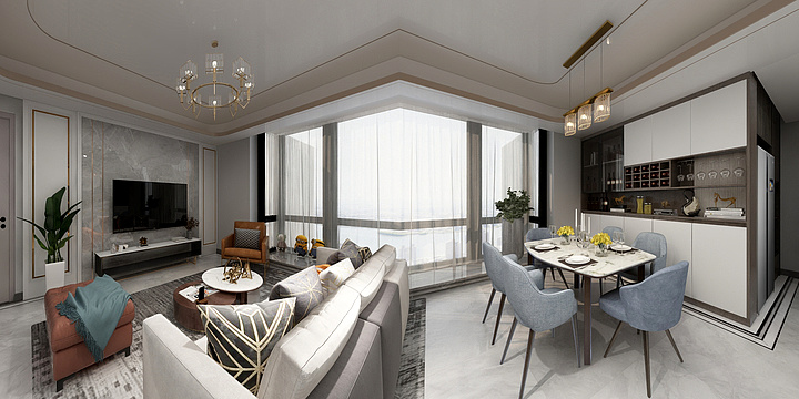 Caiweiwei-中央华府-装修设计方案