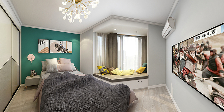 张旺-明居装潢·汉城国际5#1304-装修设计方案