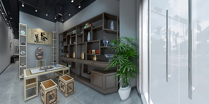 Maggie1213-茶艺室-装修设计方案