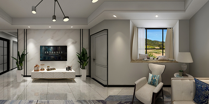 酷酷哒设计-尚北新界2-1-5-2李哥雅居-装修设计方案