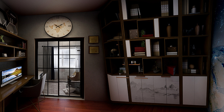 范瑞15956800635-瑞和园89.50㎡B户型3室2厅1卫-装修设计方案