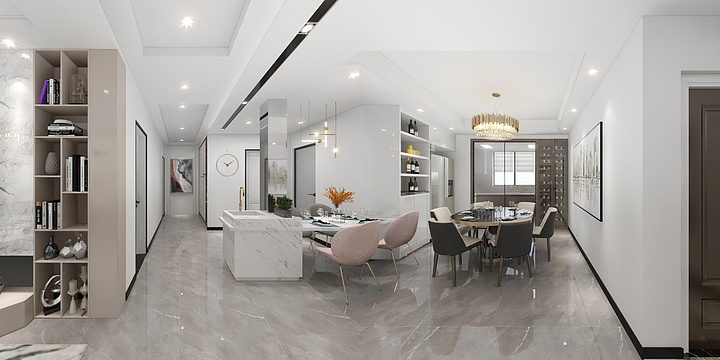 曰猫的汉子-7.2-新北小区现代黑白灰-装修设计方案