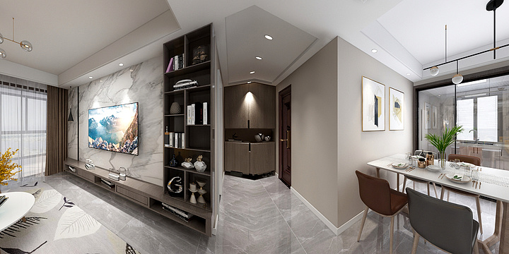 高义龙-丽景湾95现代-装修设计方案