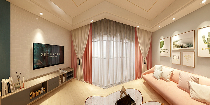 181****2283lGfd-德信海德公园83.00㎡A2’3室2厅1卫1厨-装修设计方案