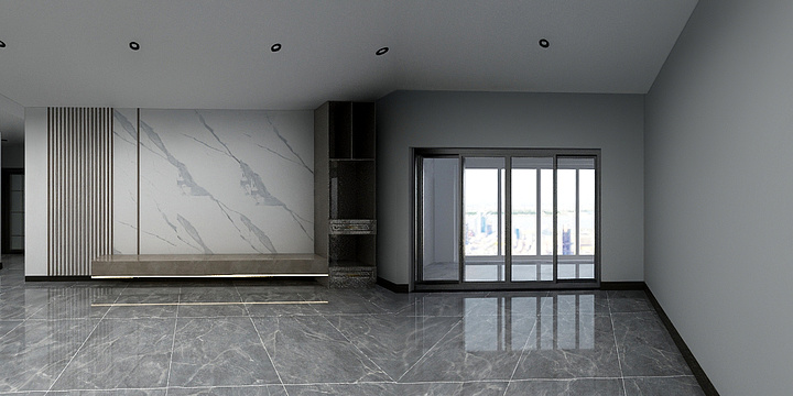 空间设计6555-软装专业作业户型-装修设计方案