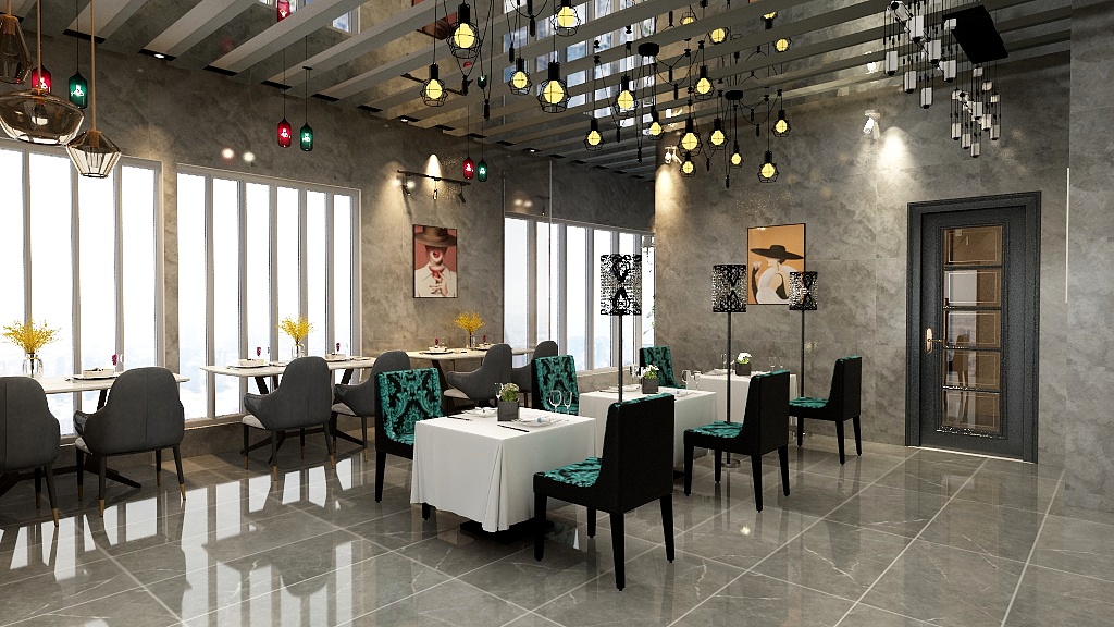 如果Uvbl-餐厅-装修设计方案