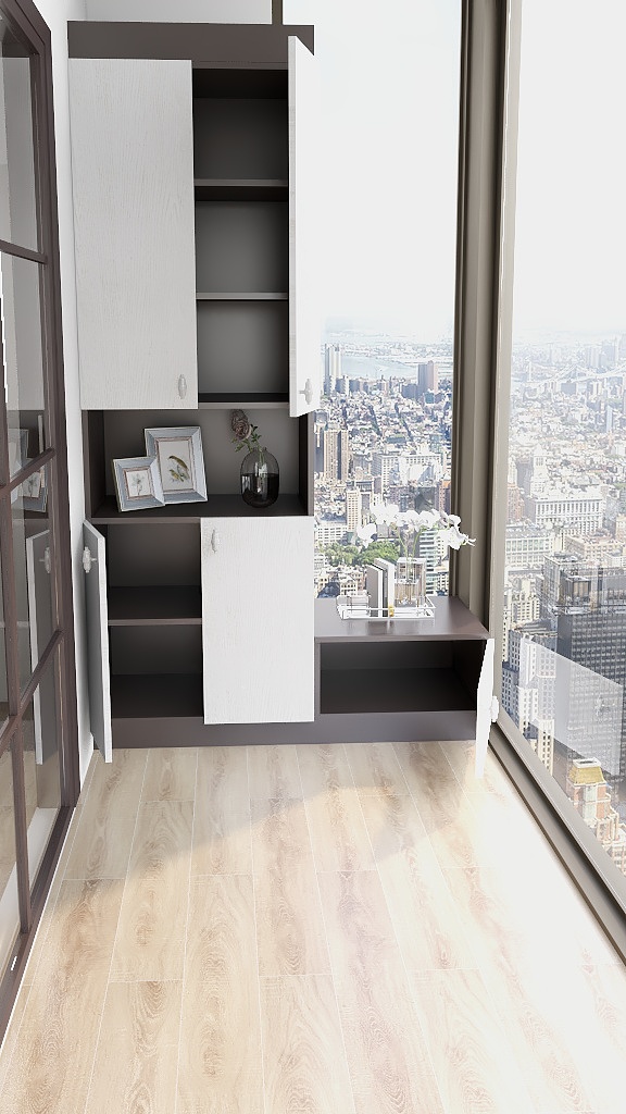 M而尹-江南院子（右洗衣柜-装修设计方案