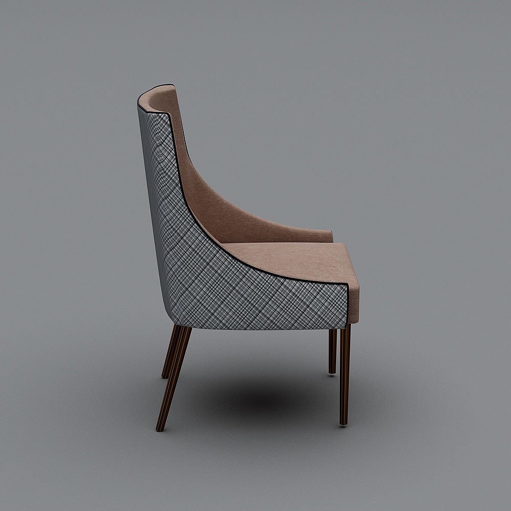 MasaSanty/玛萨圣帝-现代轻奢餐椅【摩登都市系列】3D模型