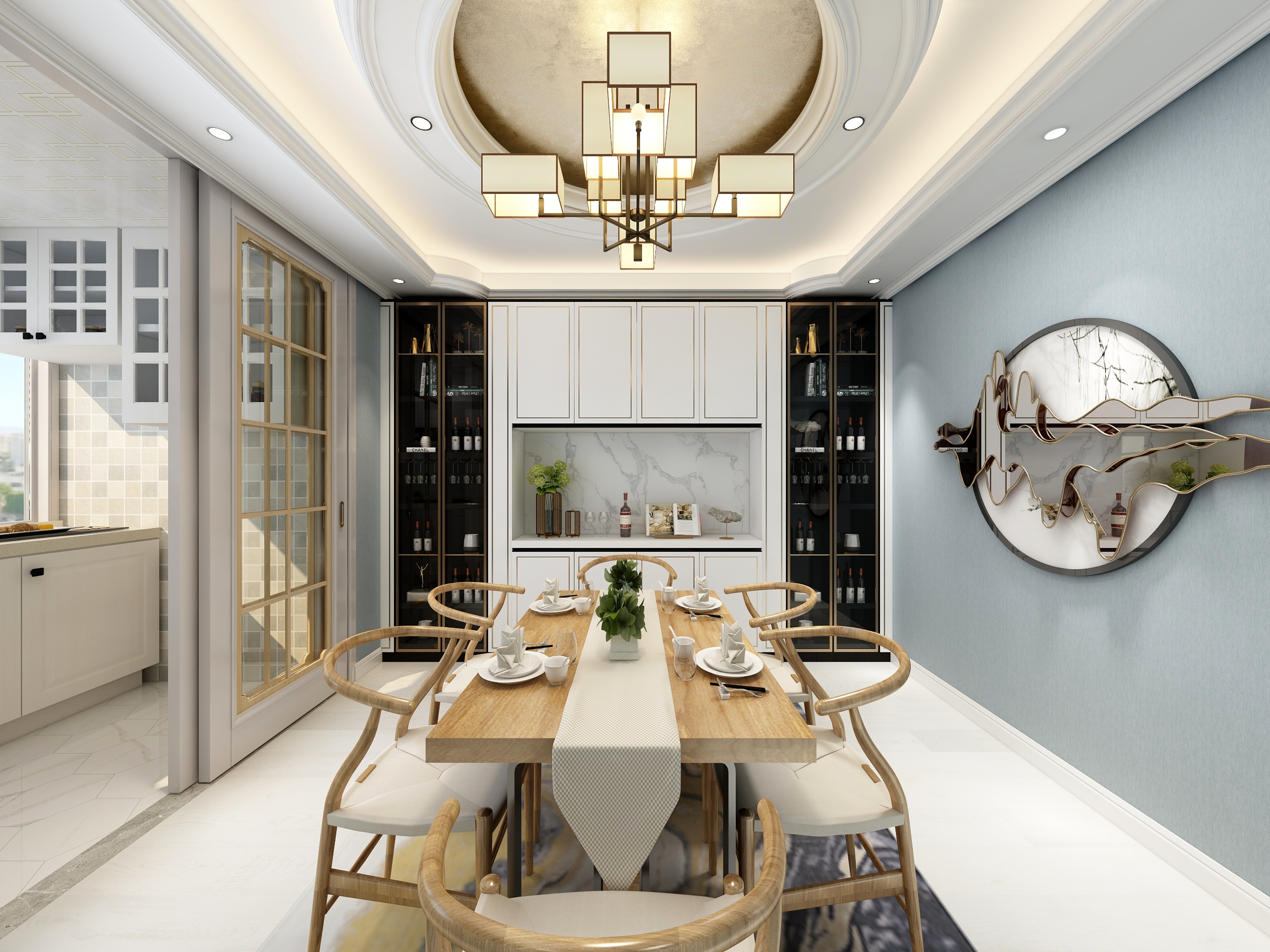 月不见诗酒-时光细细碾，给父母一套新中式的家-装修设计方案