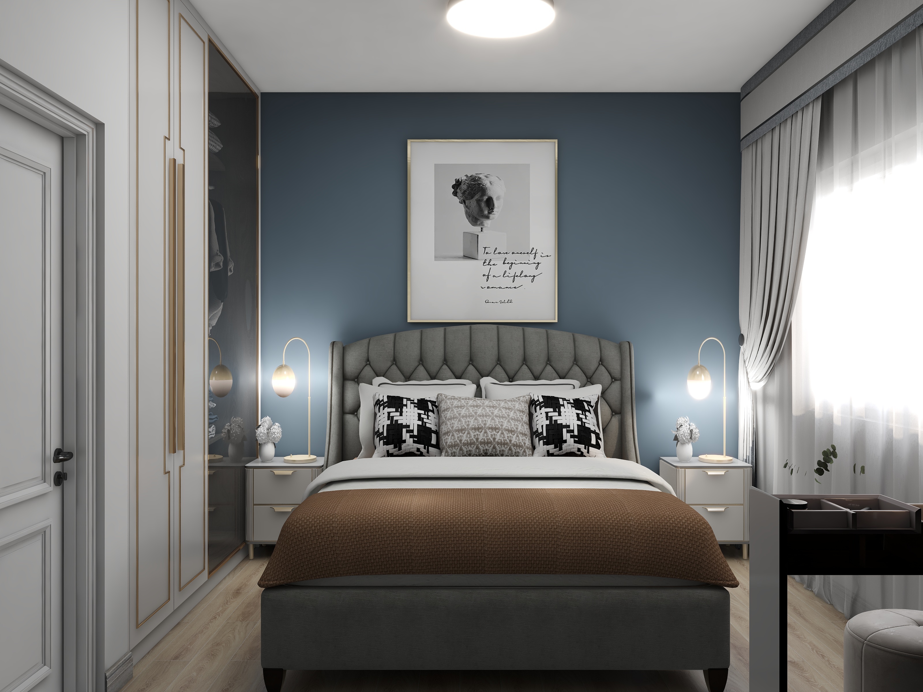 靓宅设计-瑞和园89.50㎡B户型3室2厅1卫-装修设计方案