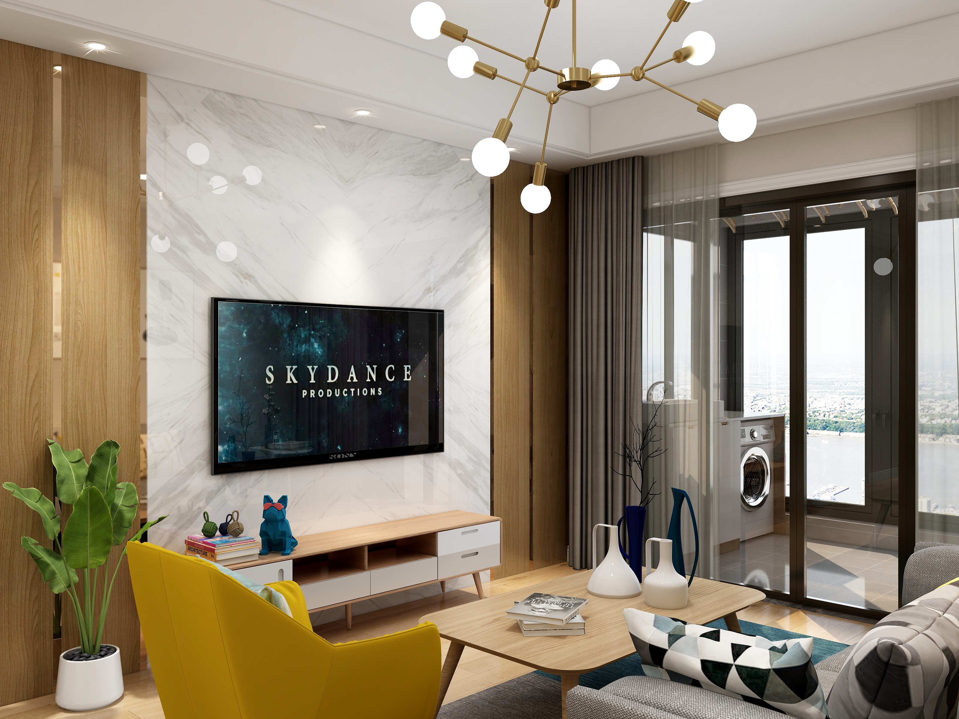 设计师居玲Jolin-[德信海德公园]现代简约三居室-装修设计方案